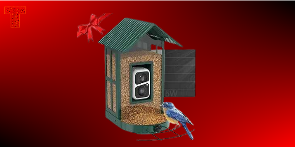 SOLIOM Metal Bird Feeder Camera